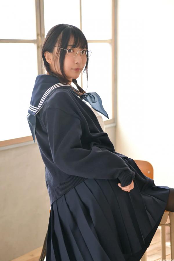 市原薫  [LOVEPOP] Kaoru Ichihara 市原薫 Photoset 01 日本清纯校服黑丝制服写真第38张图片