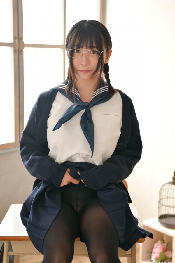 市原薫  [LOVEPOP] Kaoru Ichihara 市原薫 Photoset 01 日本清纯校服黑丝制服写真第48张图片