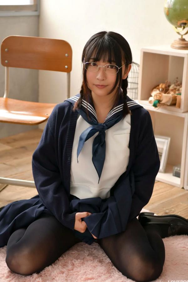 市原薫  [LOVEPOP] Kaoru Ichihara 市原薫 Photoset 01 日本清纯校服黑丝制服写真第75张图片