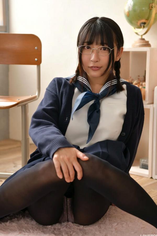 市原薫  [LOVEPOP] Kaoru Ichihara 市原薫 Photoset 01 日本清纯校服黑丝制服写真第79张图片
