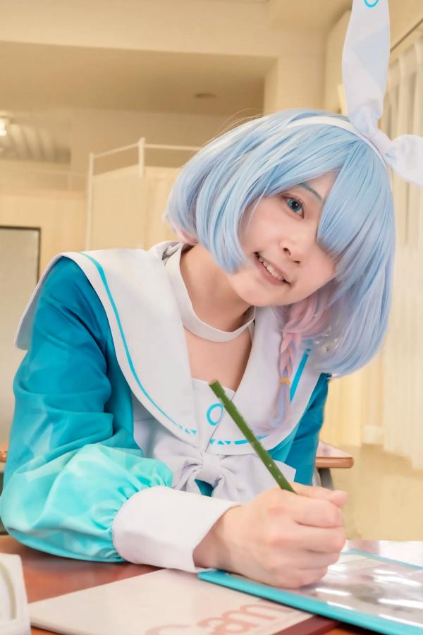   [Cosplay] Salt Melon 塩めろん。- アロナちゃんと秘密の放課後 蔚蓝档案阿罗娜保健室校服性感写真第31张图片