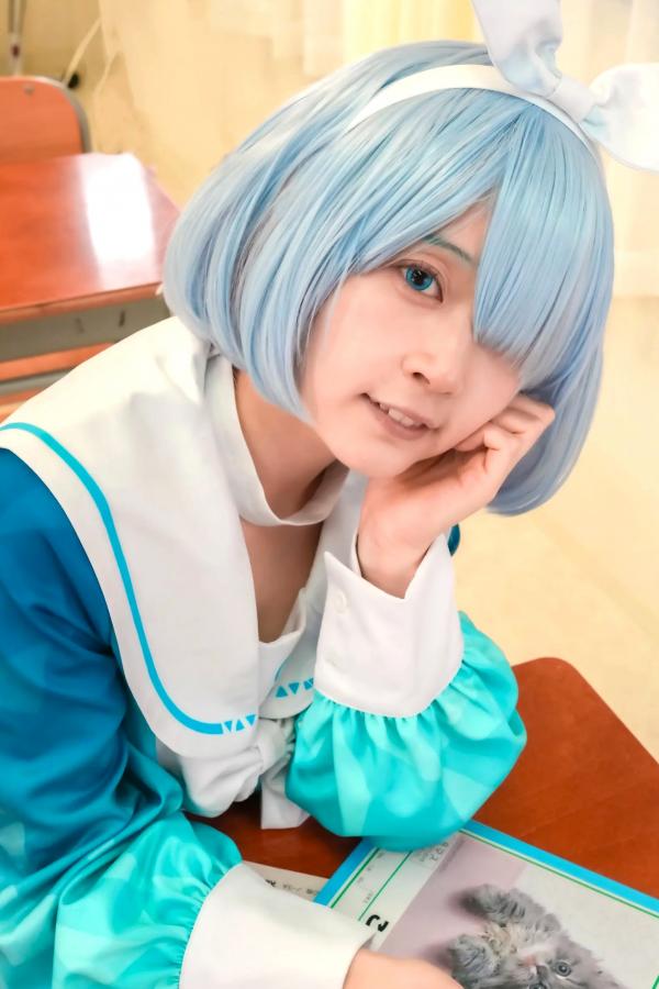   [Cosplay] Salt Melon 塩めろん。- アロナちゃんと秘密の放課後 蔚蓝档案阿罗娜保健室校服性感写真第32张图片