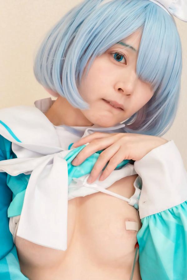   [Cosplay] Salt Melon 塩めろん。- アロナちゃんと秘密の放課後 蔚蓝档案阿罗娜保健室校服性感写真第50张图片