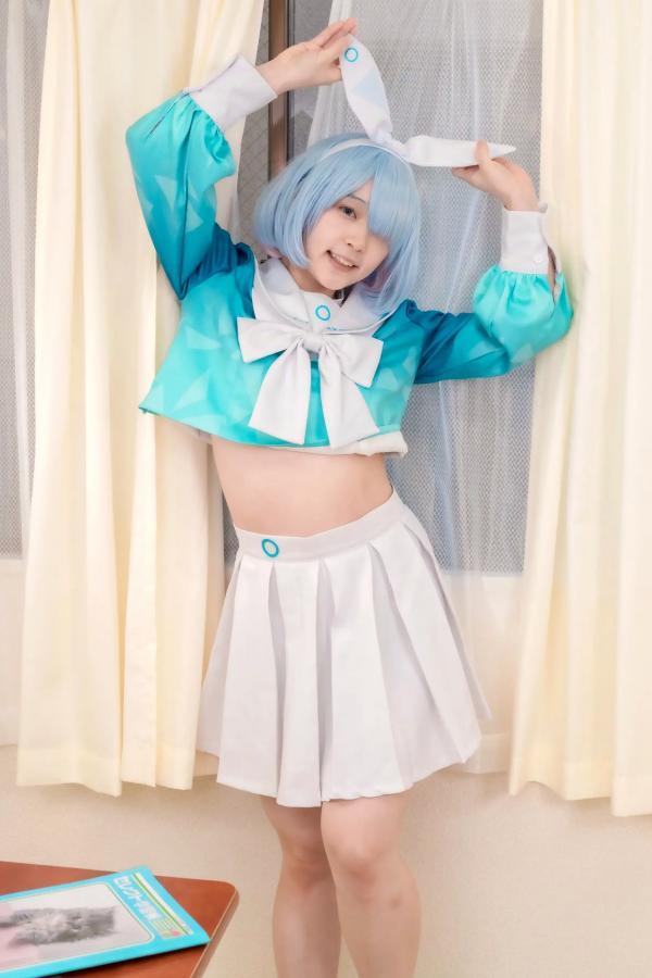   [Cosplay] Salt Melon 塩めろん。- アロナちゃんと秘密の放課後 蔚蓝档案阿罗娜保健室校服性感写真第85张图片