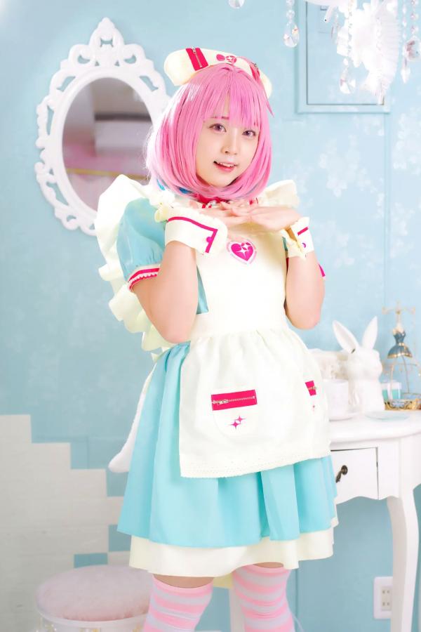   [Cosplay] Salt Melon 塩めろん。- さま、脱いだら人気が出るって本当ですか？！ 粉发萌妹性感私房写真第1张图片