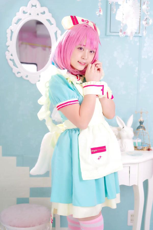   [Cosplay] Salt Melon 塩めろん。- さま、脱いだら人気が出るって本当ですか？！ 粉发萌妹性感私房写真第2张图片