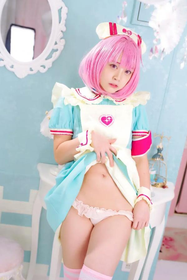   [Cosplay] Salt Melon 塩めろん。- さま、脱いだら人気が出るって本当ですか？！ 粉发萌妹性感私房写真第25张图片