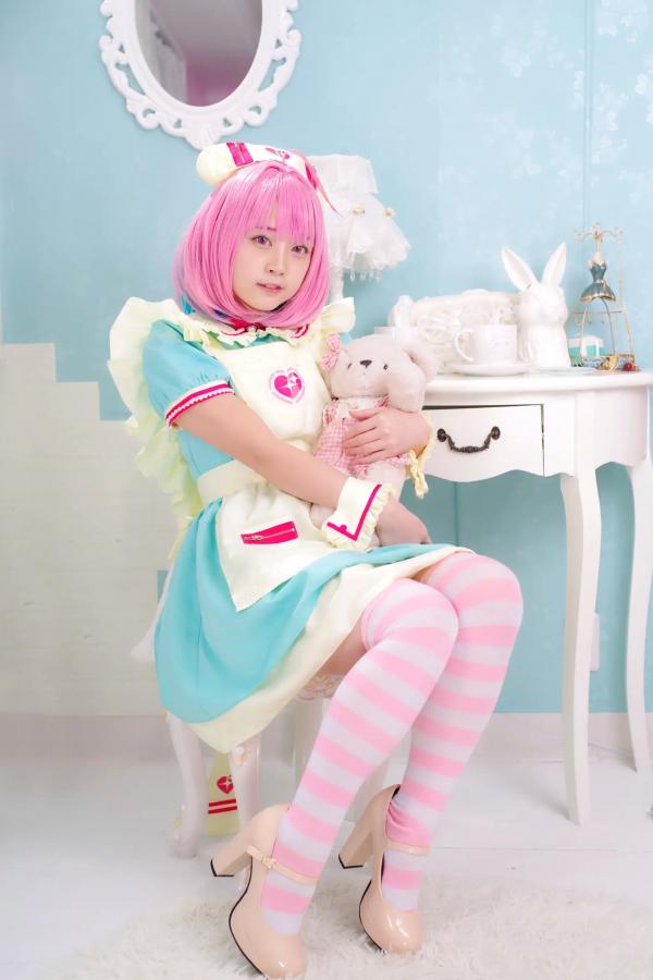   [Cosplay] Salt Melon 塩めろん。- さま、脱いだら人気が出るって本当ですか？！ 粉发萌妹性感私房写真第29张图片