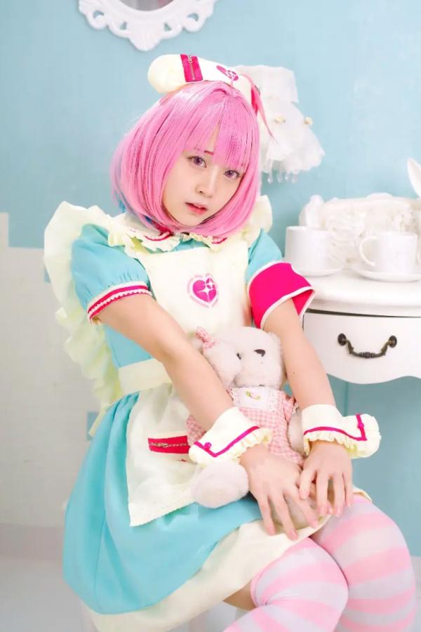   [Cosplay] Salt Melon 塩めろん。- さま、脱いだら人気が出るって本当ですか？！ 粉发萌妹性感私房写真第30张图片