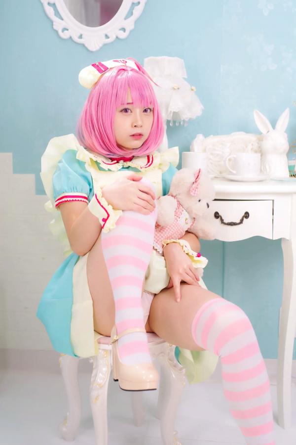   [Cosplay] Salt Melon 塩めろん。- さま、脱いだら人気が出るって本当ですか？！ 粉发萌妹性感私房写真第33张图片