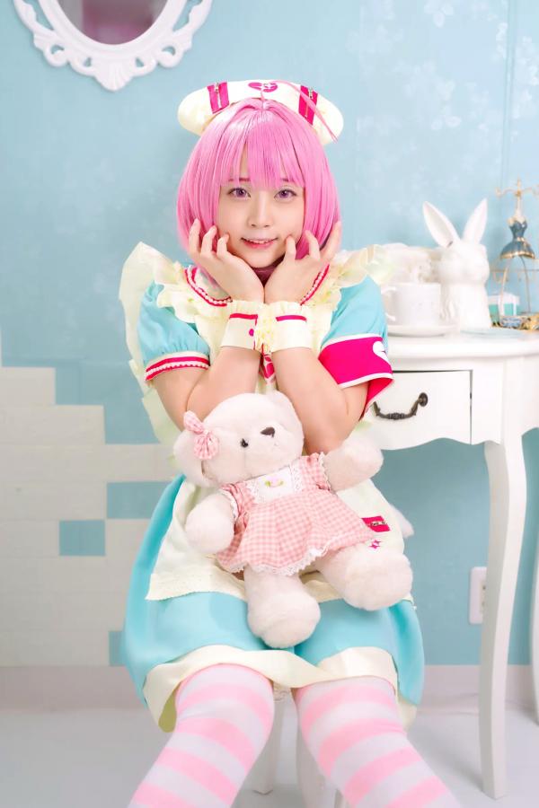   [Cosplay] Salt Melon 塩めろん。- さま、脱いだら人気が出るって本当ですか？！ 粉发萌妹性感私房写真第36张图片