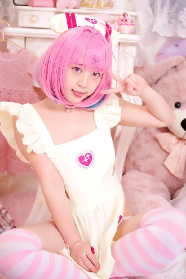   [Cosplay] Salt Melon 塩めろん。- さま、脱いだら人気が出るって本当ですか？！ 粉发萌妹性感私房写真第71张图片