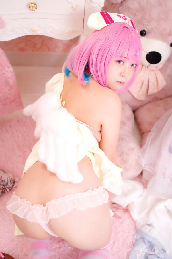   [Cosplay] Salt Melon 塩めろん。- さま、脱いだら人気が出るって本当ですか？！ 粉发萌妹性感私房写真第87张图片