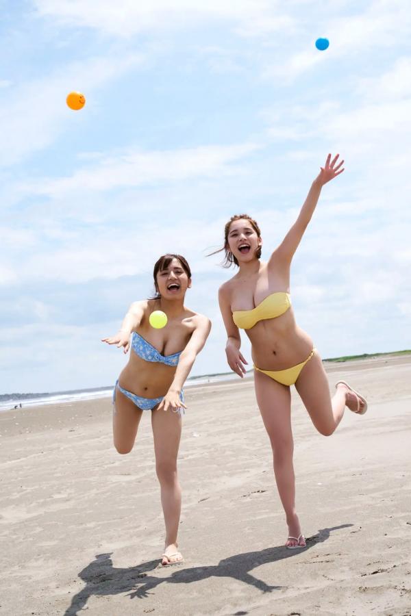    都丸紗也華 x 亜華梨 - 奇跡の姉妹 清新家居私房性感比基尼写真第58张图片