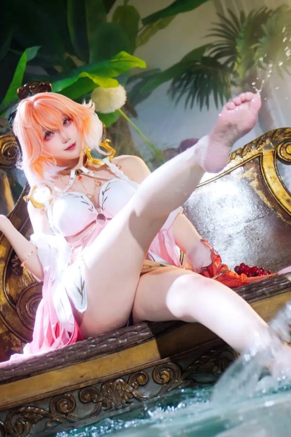    是夙卿呀 - 长离泳装 Cosplay写真 极品白嫩女神性感角色扮演第6张图片