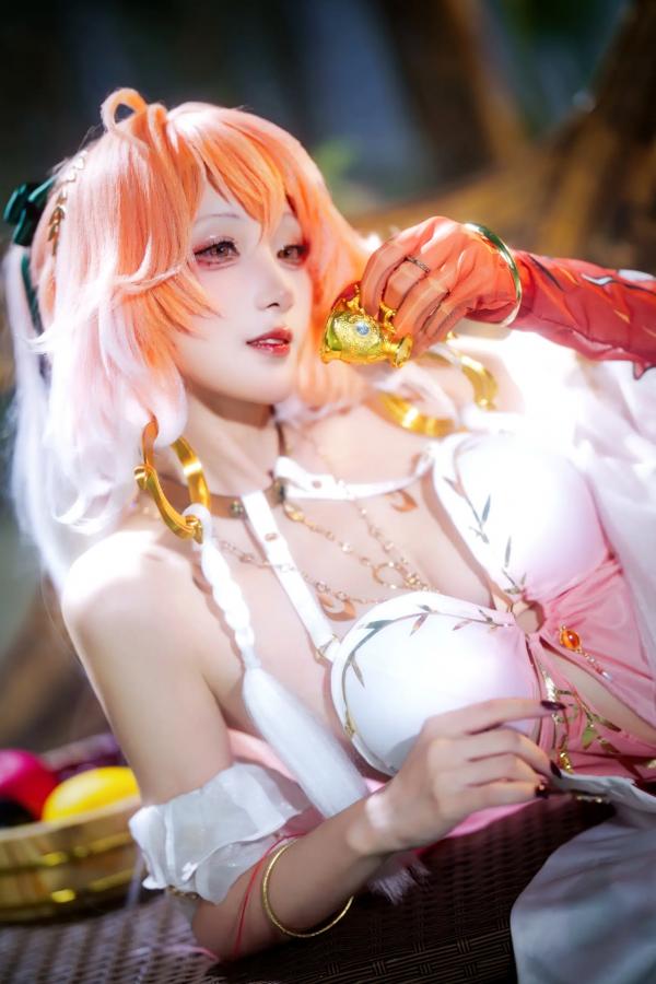    是夙卿呀 - 长离泳装 Cosplay写真 极品白嫩女神性感角色扮演第7张图片