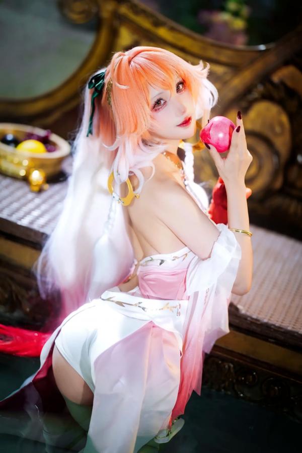    是夙卿呀 - 长离泳装 Cosplay写真 极品白嫩女神性感角色扮演第10张图片