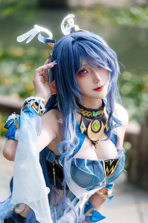  是夙卿呀 - 菈乌玛 户外唯美Cosplay写真 精灵女神气质大片第3张图片