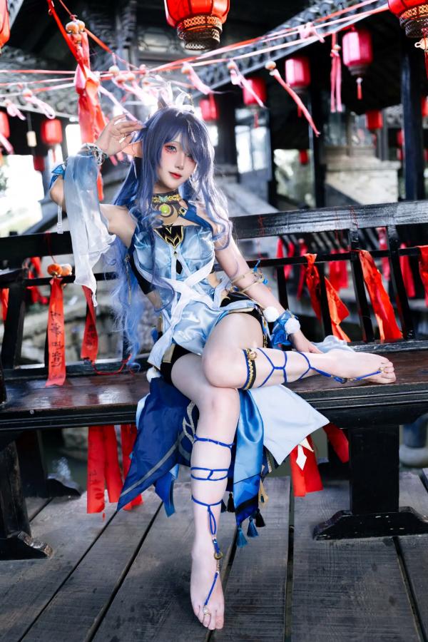   是夙卿呀 - 菈乌玛 户外唯美Cosplay写真 精灵女神气质大片第7张图片