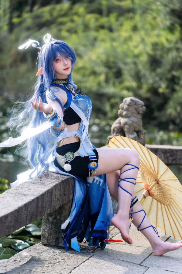   是夙卿呀 - 菈乌玛 户外唯美Cosplay写真 精灵女神气质大片第10张图片