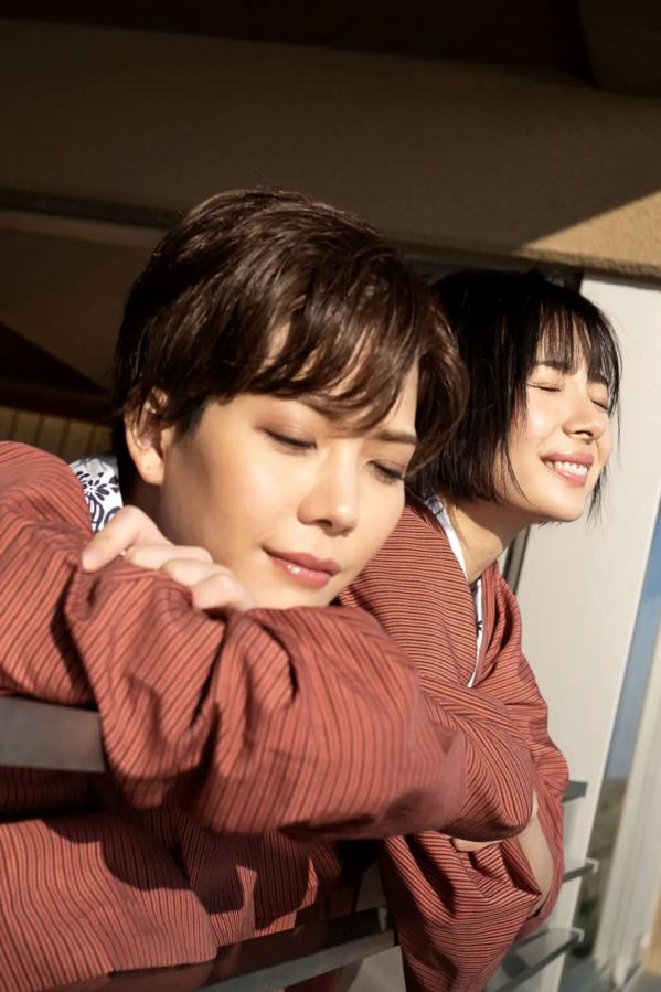   高宮まり x 岡田紗佳 - 牌 X 牌 温泉榻榻米性感内衣写真第2张图片