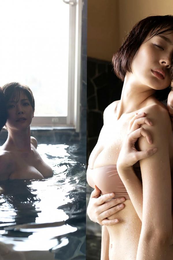   高宮まり x 岡田紗佳 - 牌 X 牌 温泉榻榻米性感内衣写真第28张图片