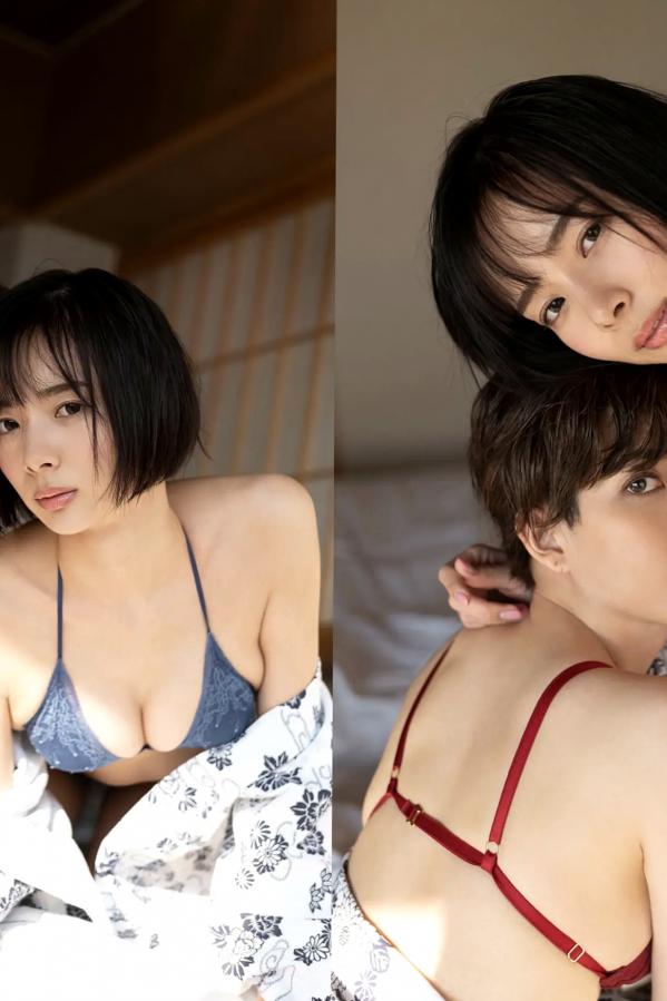   高宮まり x 岡田紗佳 - 牌 X 牌 温泉榻榻米性感内衣写真第34张图片