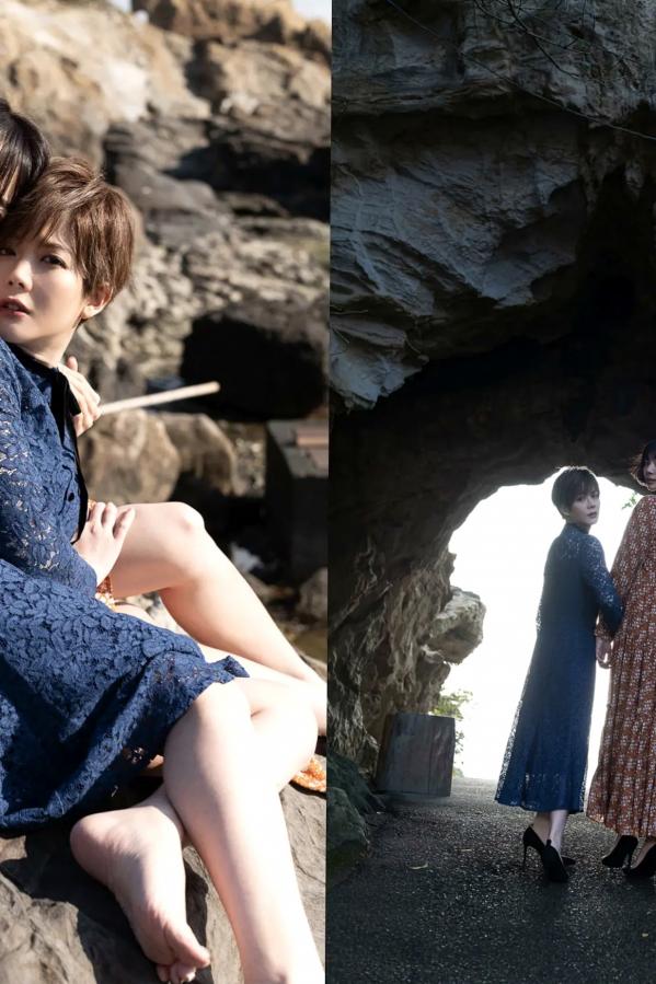   高宮まり x 岡田紗佳 - 牌 X 牌 温泉榻榻米性感内衣写真第39张图片
