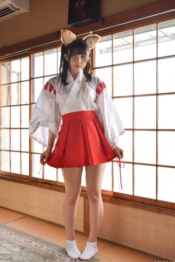   [LOVEPOP] 水那しおね Shione Mizuna Photoset 07 日系和风兽耳巫女Cosplay清纯写真第5张图片