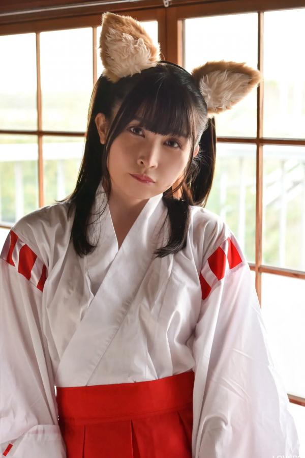   [LOVEPOP] 水那しおね Shione Mizuna Photoset 07 日系和风兽耳巫女Cosplay清纯写真第7张图片