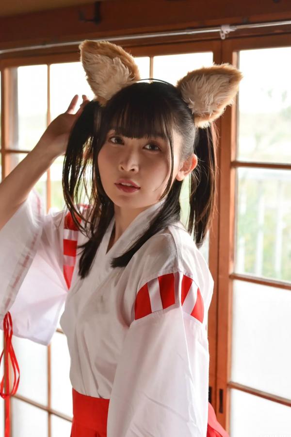   [LOVEPOP] 水那しおね Shione Mizuna Photoset 07 日系和风兽耳巫女Cosplay清纯写真第8张图片