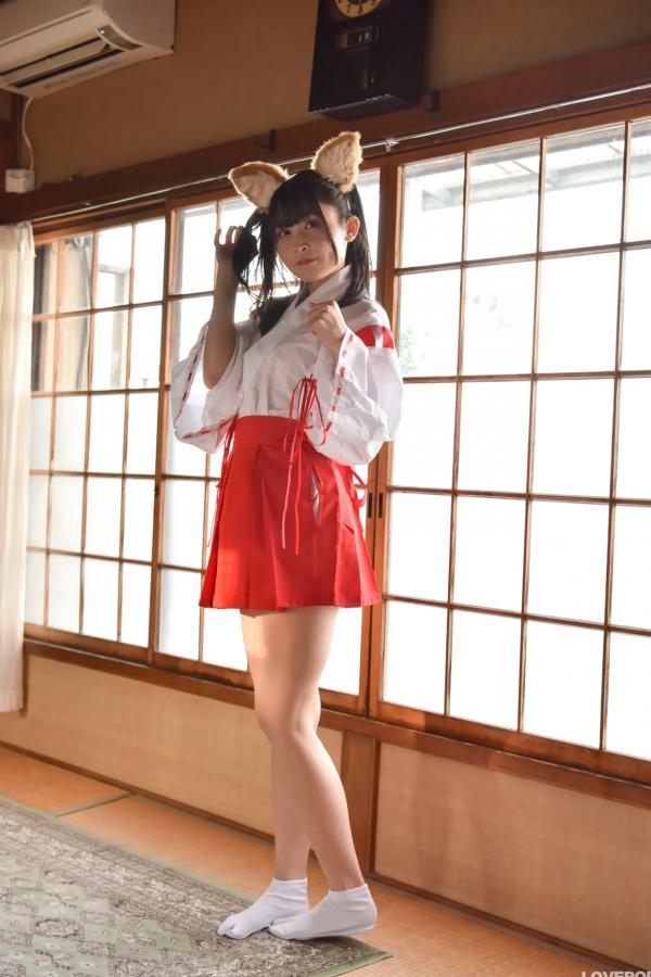   [LOVEPOP] 水那しおね Shione Mizuna Photoset 07 日系和风兽耳巫女Cosplay清纯写真第10张图片