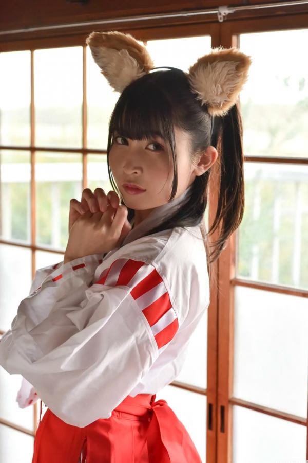   [LOVEPOP] 水那しおね Shione Mizuna Photoset 07 日系和风兽耳巫女Cosplay清纯写真第13张图片