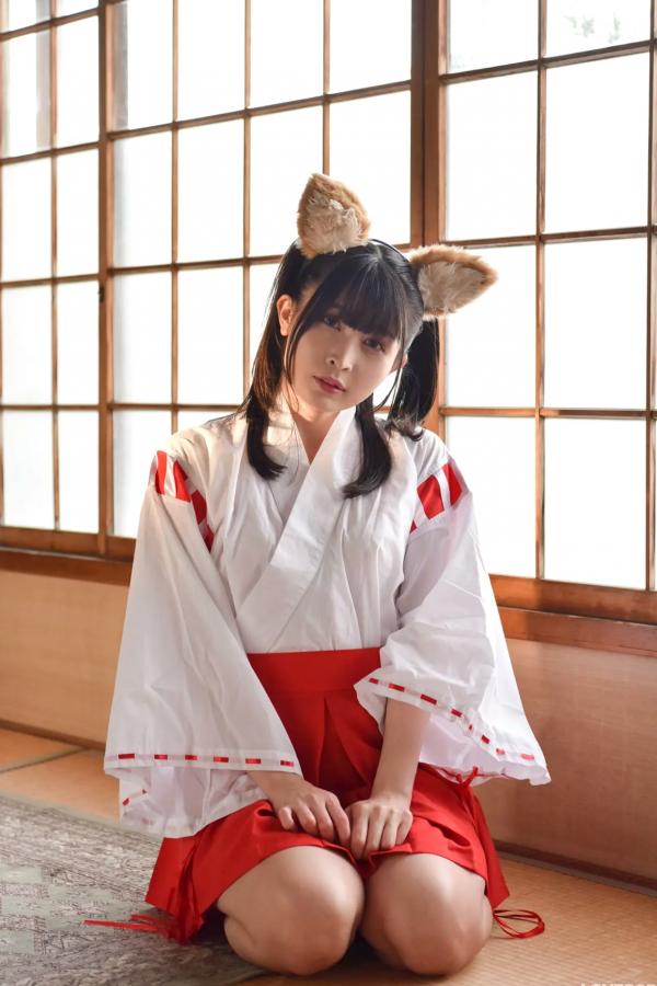   [LOVEPOP] 水那しおね Shione Mizuna Photoset 07 日系和风兽耳巫女Cosplay清纯写真第25张图片