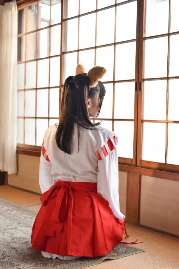   [LOVEPOP] 水那しおね Shione Mizuna Photoset 07 日系和风兽耳巫女Cosplay清纯写真第31张图片
