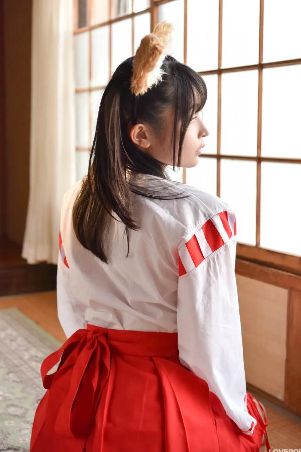   [LOVEPOP] 水那しおね Shione Mizuna Photoset 07 日系和风兽耳巫女Cosplay清纯写真第32张图片