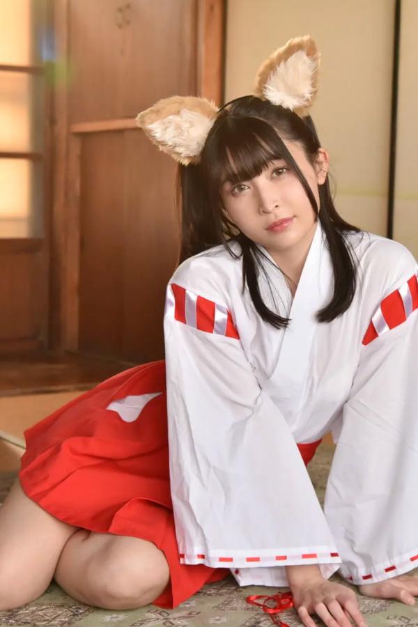   [LOVEPOP] 水那しおね Shione Mizuna Photoset 07 日系和风兽耳巫女Cosplay清纯写真第44张图片