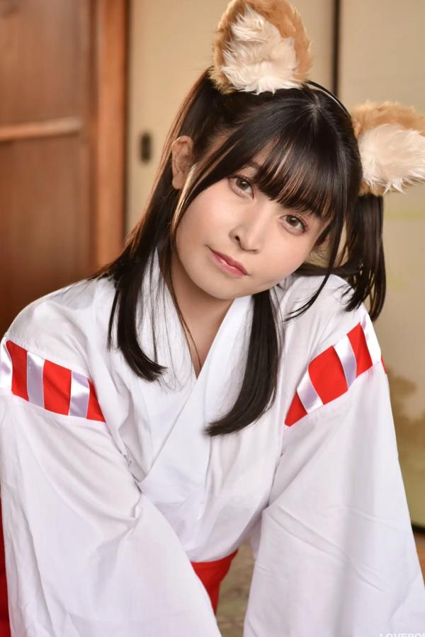   [LOVEPOP] 水那しおね Shione Mizuna Photoset 07 日系和风兽耳巫女Cosplay清纯写真第46张图片
