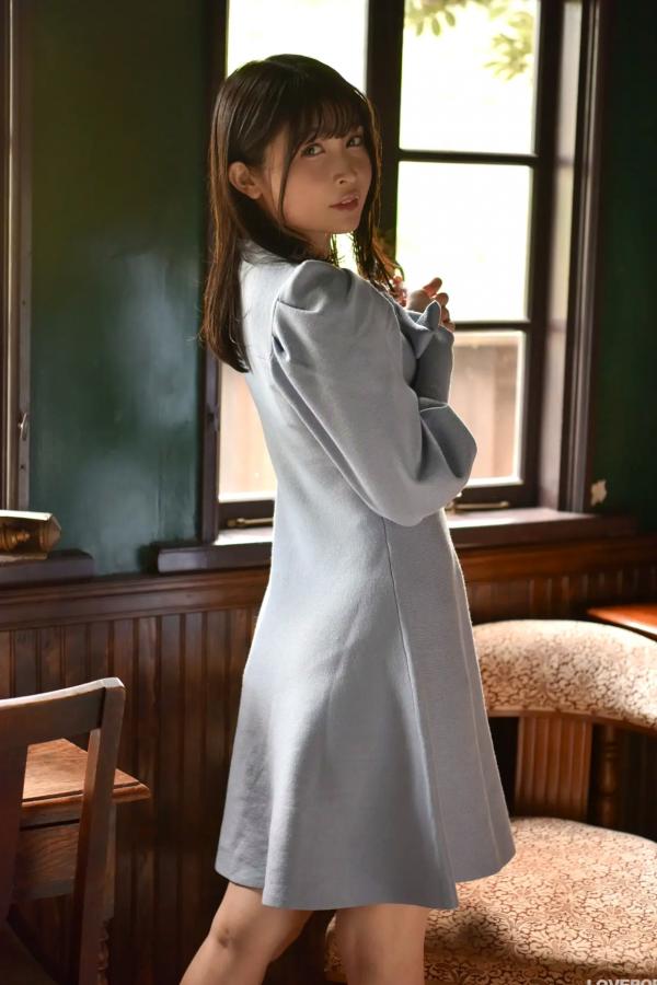   [LOVEPOP] Shione Mizuna 水那しおね Photoset 06 优雅针织裙 窗边清纯气质写真第32张图片