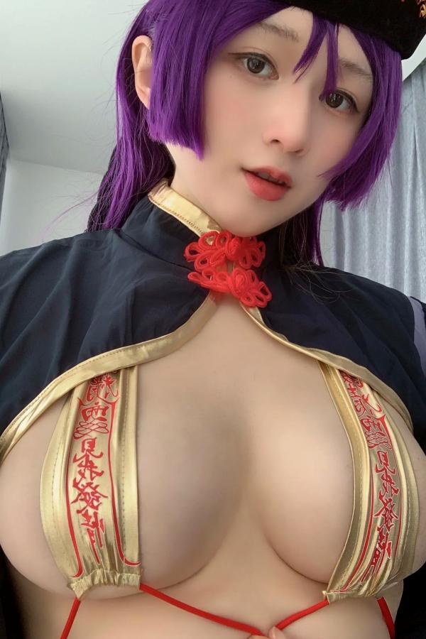   Zyra秋 - 奶光僵尸娘Cosplay性感私房大尺度角色扮演写真第18张图片