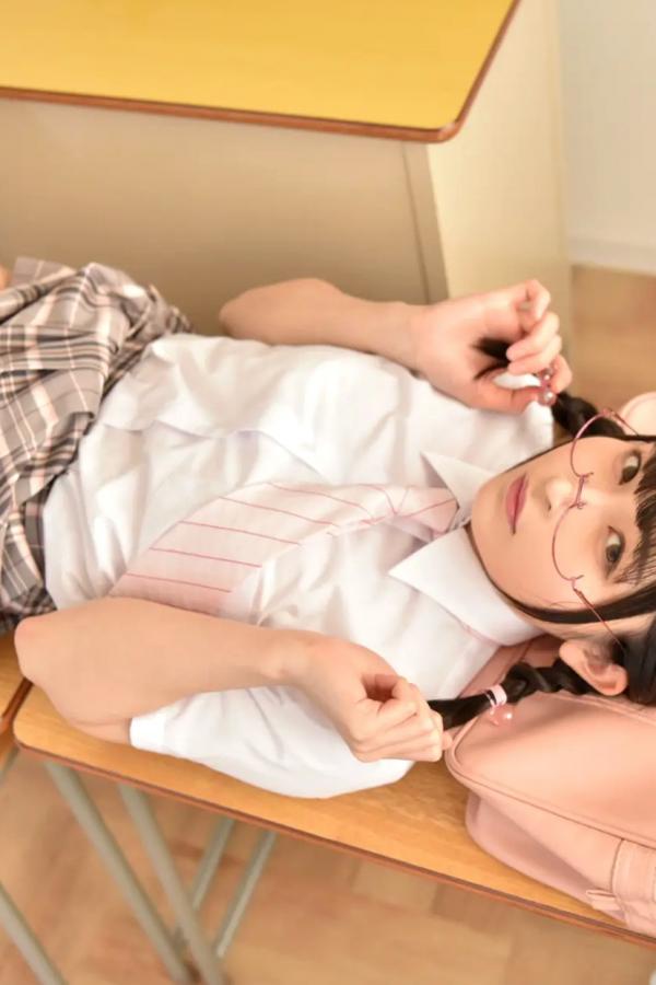    [LOVEPOP] Shione Mizuna 水那しおね Photoset 02 教室JK校服眼镜制服写真第83张图片
