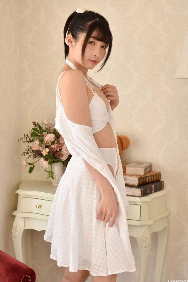   [LOVEPOP] Shione Mizuna 水那しおね Photoset 01 日本纯欲女神白色内衣私房照第63张图片