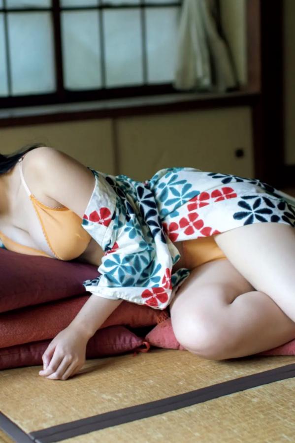   蓬莱舞 - 無垢な誘惑 日系和服私房与浴室湿身性感内衣写真第8张图片