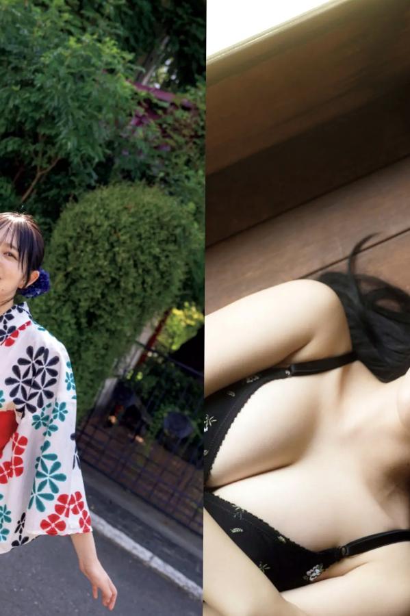   蓬莱舞 - 無垢な誘惑 日系和服私房与浴室湿身性感内衣写真第10张图片