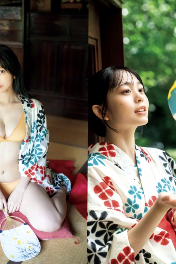   蓬莱舞 - 無垢な誘惑 日系和服私房与浴室湿身性感内衣写真第11张图片