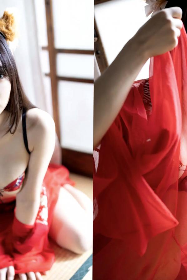    崎川みずき - Seven Transformations 七変化 日本女神私房内衣黑丝性感写真第16张图片