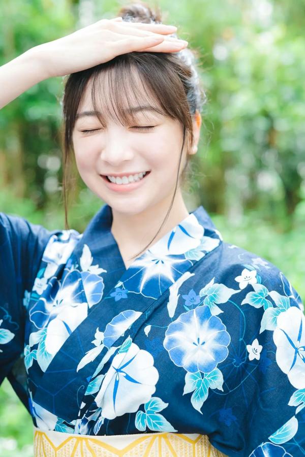   今森茉耶 - ミスマガのアソビバ！夏日和服与性感比基尼写真第3张图片