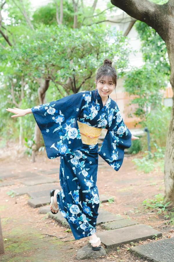   今森茉耶 - ミスマガのアソビバ！夏日和服与性感比基尼写真第8张图片