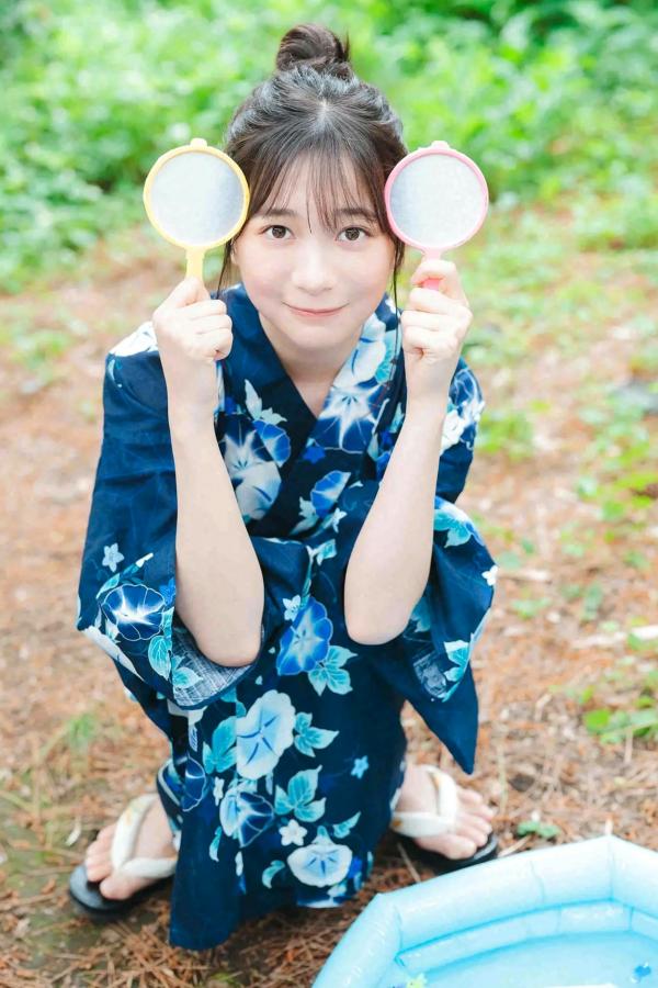   今森茉耶 - ミスマガのアソビバ！夏日和服与性感比基尼写真第11张图片
