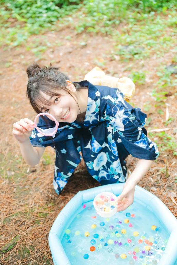   今森茉耶 - ミスマガのアソビバ！夏日和服与性感比基尼写真第12张图片